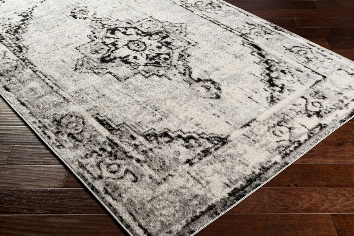 VINTAGE-TEPPICH 152/213 cm Grau - Grau, Naturmaterialien/Textil (152/213cm) - LIVABLISS