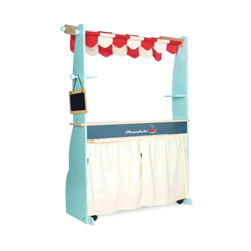 SPIELLADEN , Honeybake, Verkaufsstand & Café - Rot, Holz (36/122/90cm) - Le Toy Van