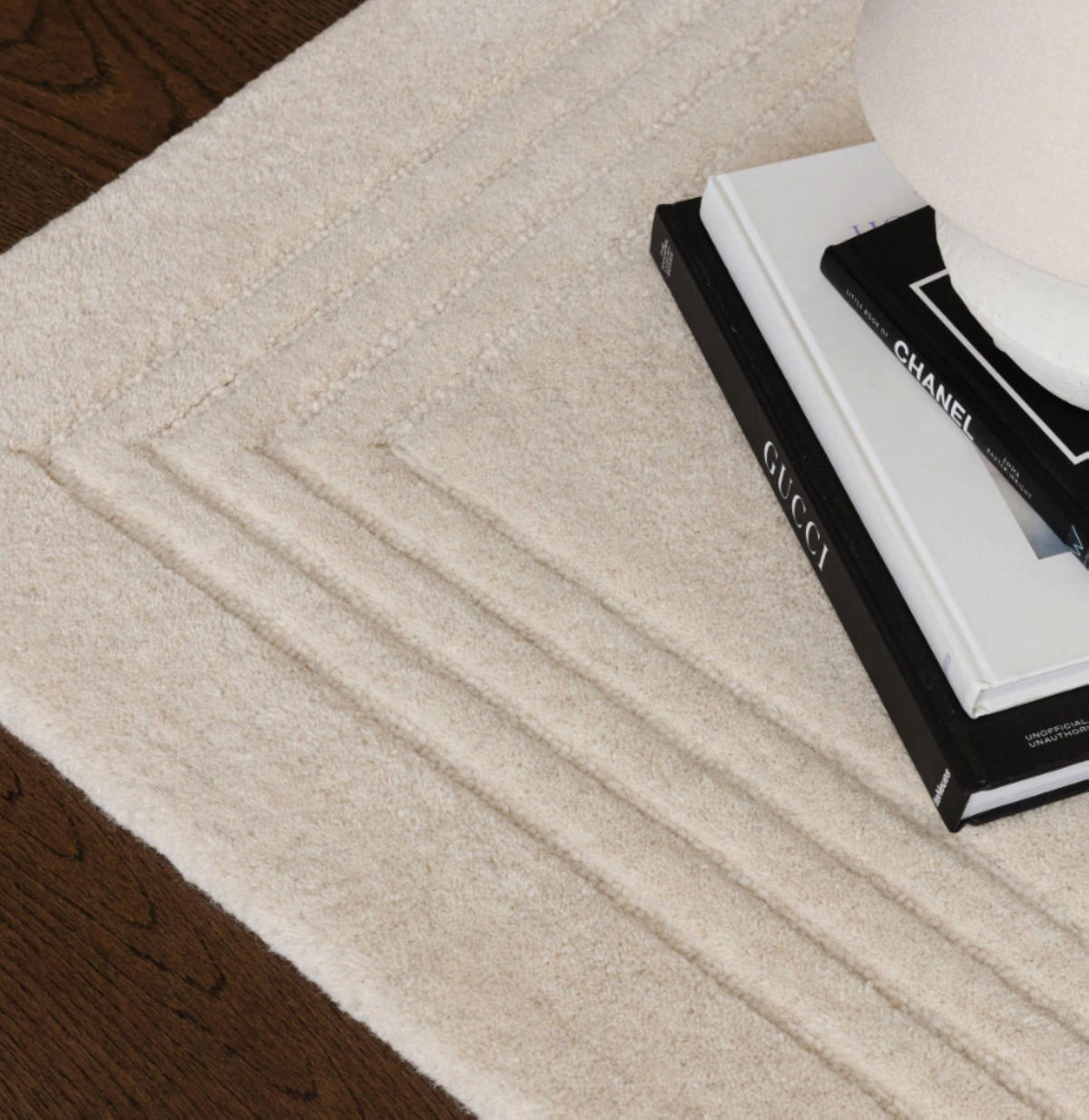 TEPPICH modern reine Wolle LORO Weiß 120 x 170 cm - Weiß, Naturmaterialien (120/170cm) - Novatrend