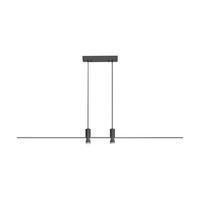 LED HÄNGELEUCHTE Aluminium Schwarz Neutralweiß - Schwarz, Metall (80/80/115cm)