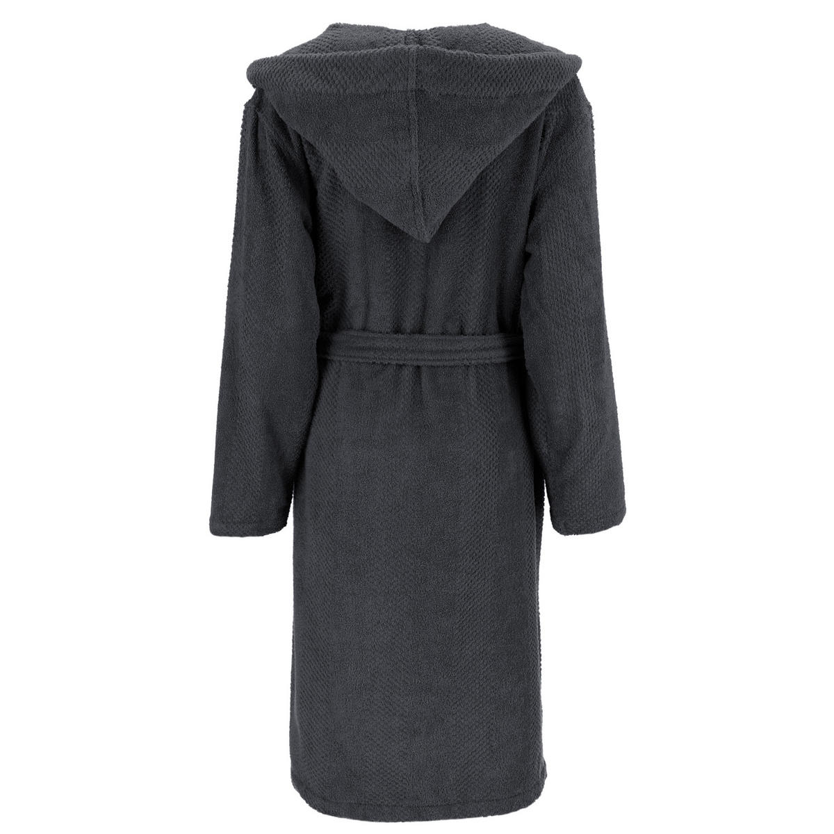 BADEMANTEL UNISEX KAPUZE BALANCE SAMU GRAPHIT - 7660 - Grau, Textil (Snull) - Vossen