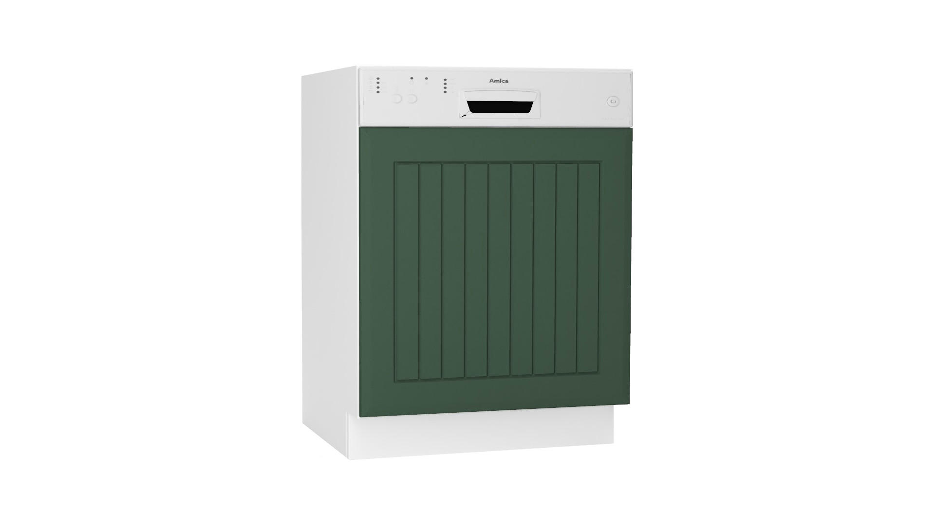 GESCHIRRSPÜLEFRONTENFZ 60 PO - ARVION - Elegante Geräte-Front - Grün, Holz/Metall (59.6/57/1.9cm) - ROYAL24_MARKT
