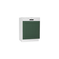 GESCHIRRSPÜLEFRONTENFZ 60 PO - ARVION - Elegante Geräte-Front - Grün, Holz/Metall (59.6/57/1.9cm) - ROYAL24_MARKT
