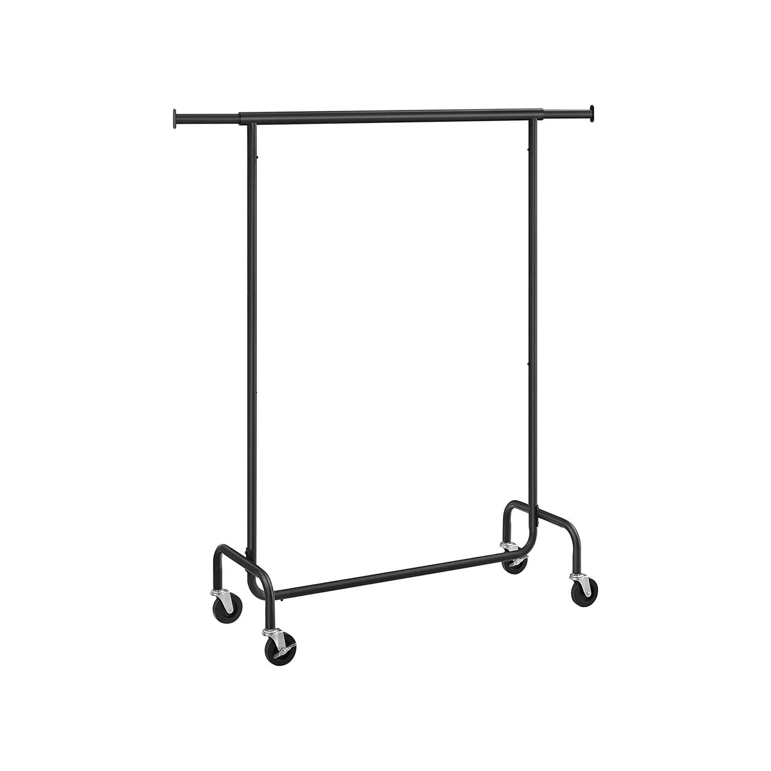 Hansiro Kleiderständer Schwarz 150x160x45 cm