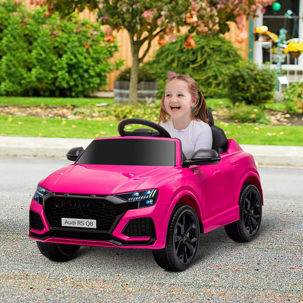 ELEKTRO-KINDERAUTO DE-13047 Bluetooth Rosa - Pink, Kunststoff (101/62/51cm) - ComfortXL