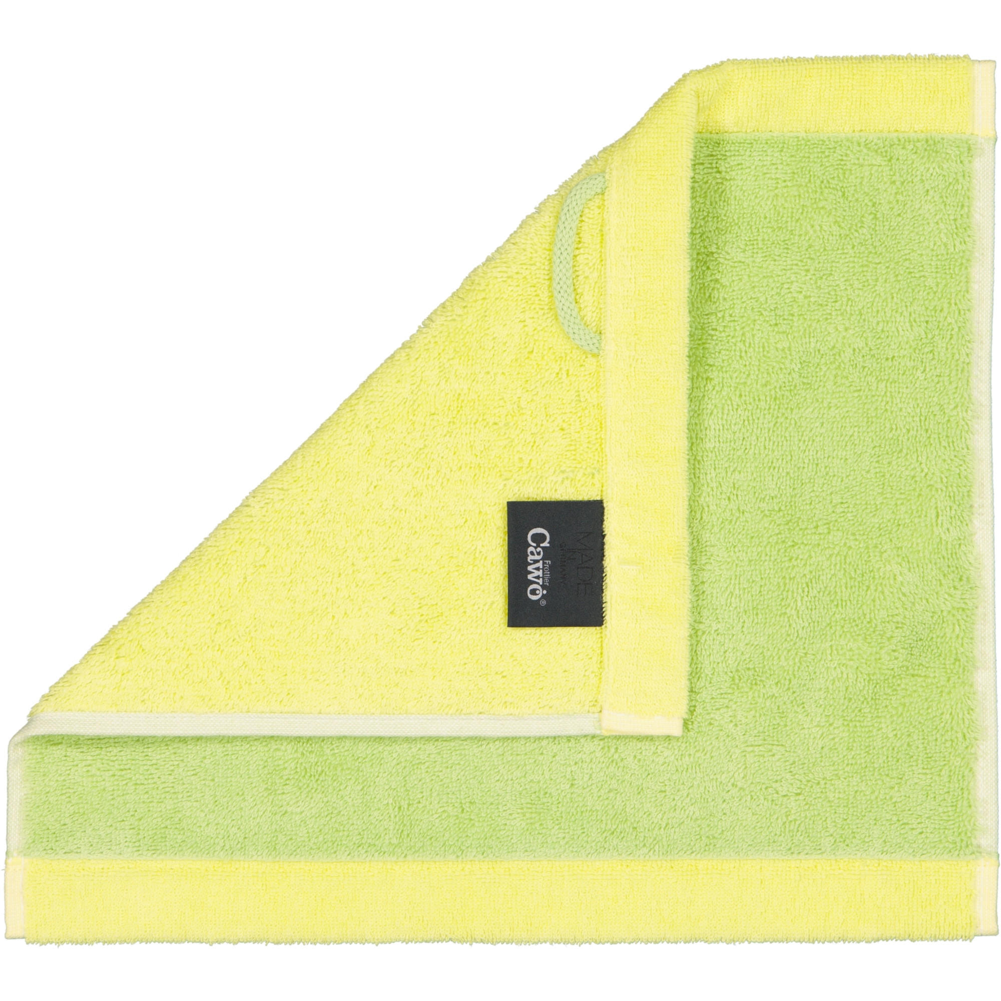 GÄSTETUCH LIFESTYLE SPLASH 7071 PISTAZIE/LEMON - 45 - Grün, Textil (30/30cm) - Cawoe