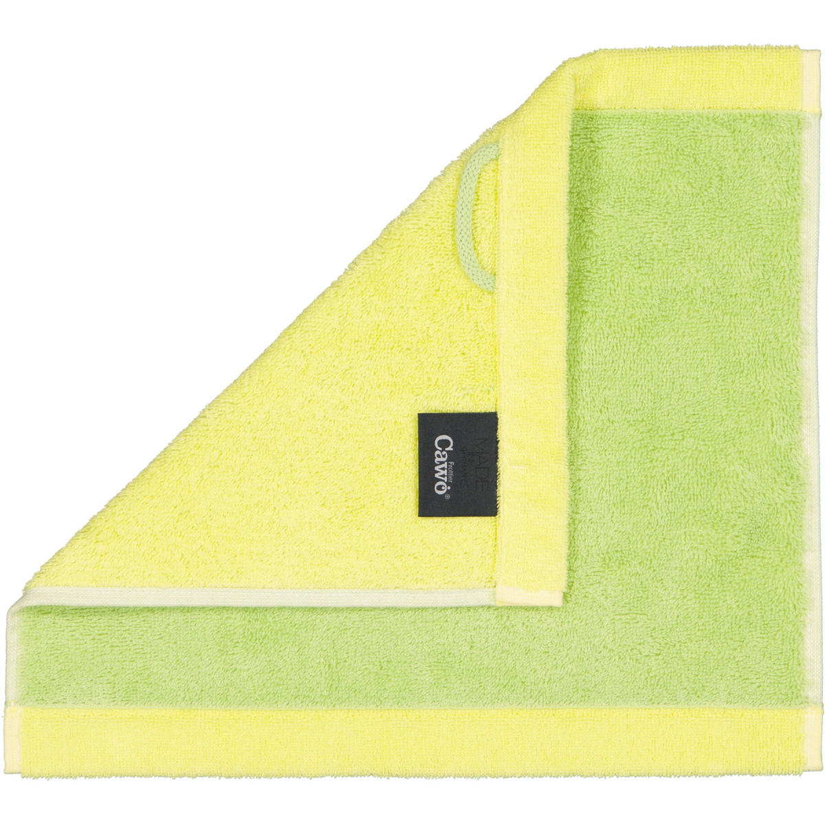 GÄSTETUCH LIFESTYLE SPLASH 7071 PISTAZIE/LEMON - 45 - Grün, Textil (30/30cm) - Cawoe