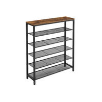 SCHUHREGAL - Braun, Holzwerkstoff (30/110/100cm) - Hansiro
