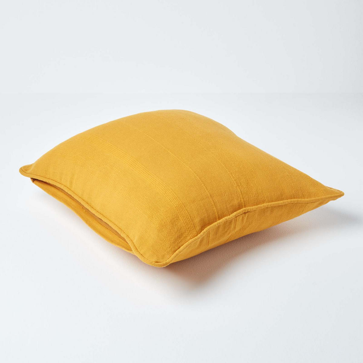 KISSENHÜLLE Rajput 45/45 cm, 100% Baumwolle - Dunkelgelb, Textil (45/45cm) - Homescapes