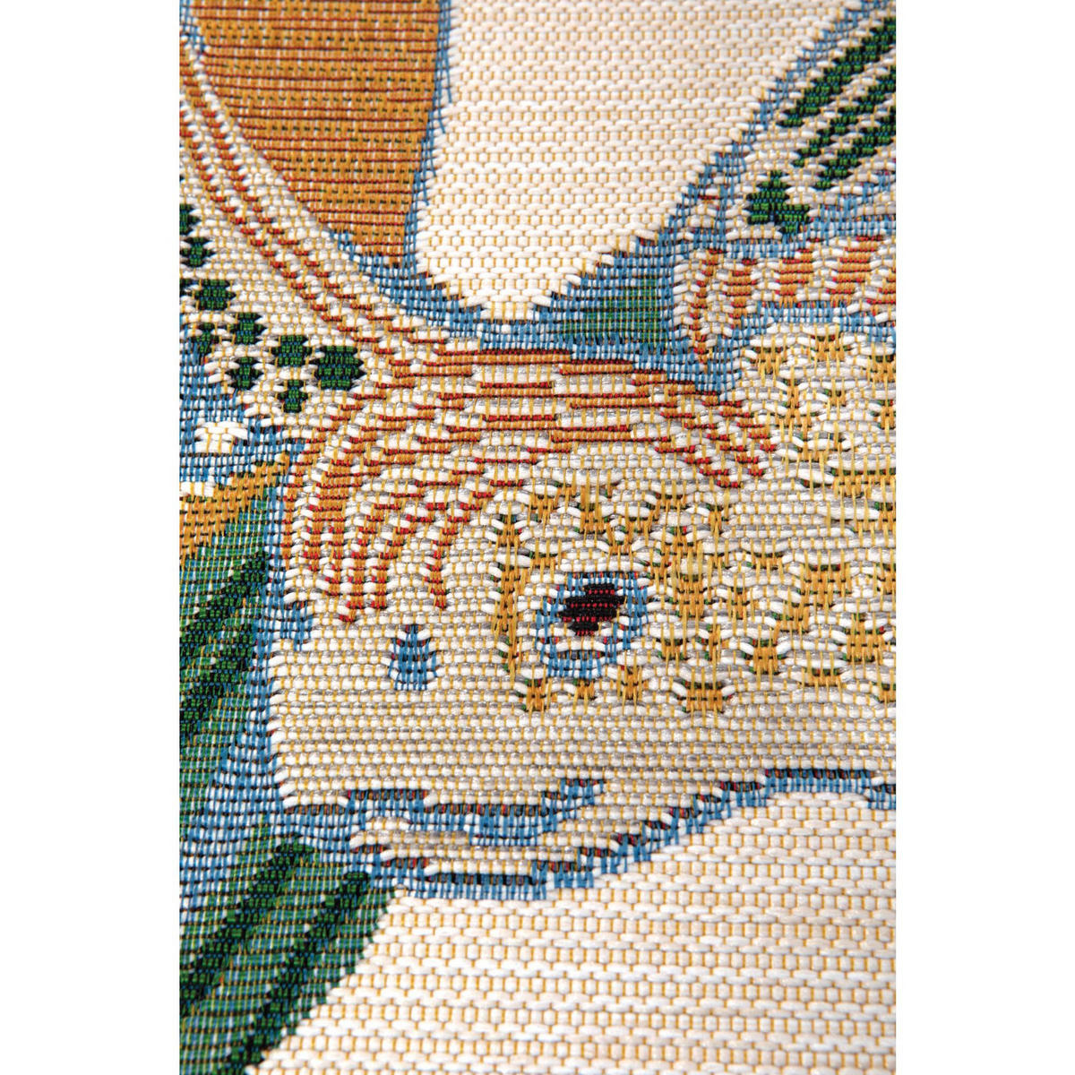 OUTDOOR-TEPPICH Dori lagunenblau 160 x 230 x 1 cm - Türkis, Textil (160/230cm) - Vivaraise