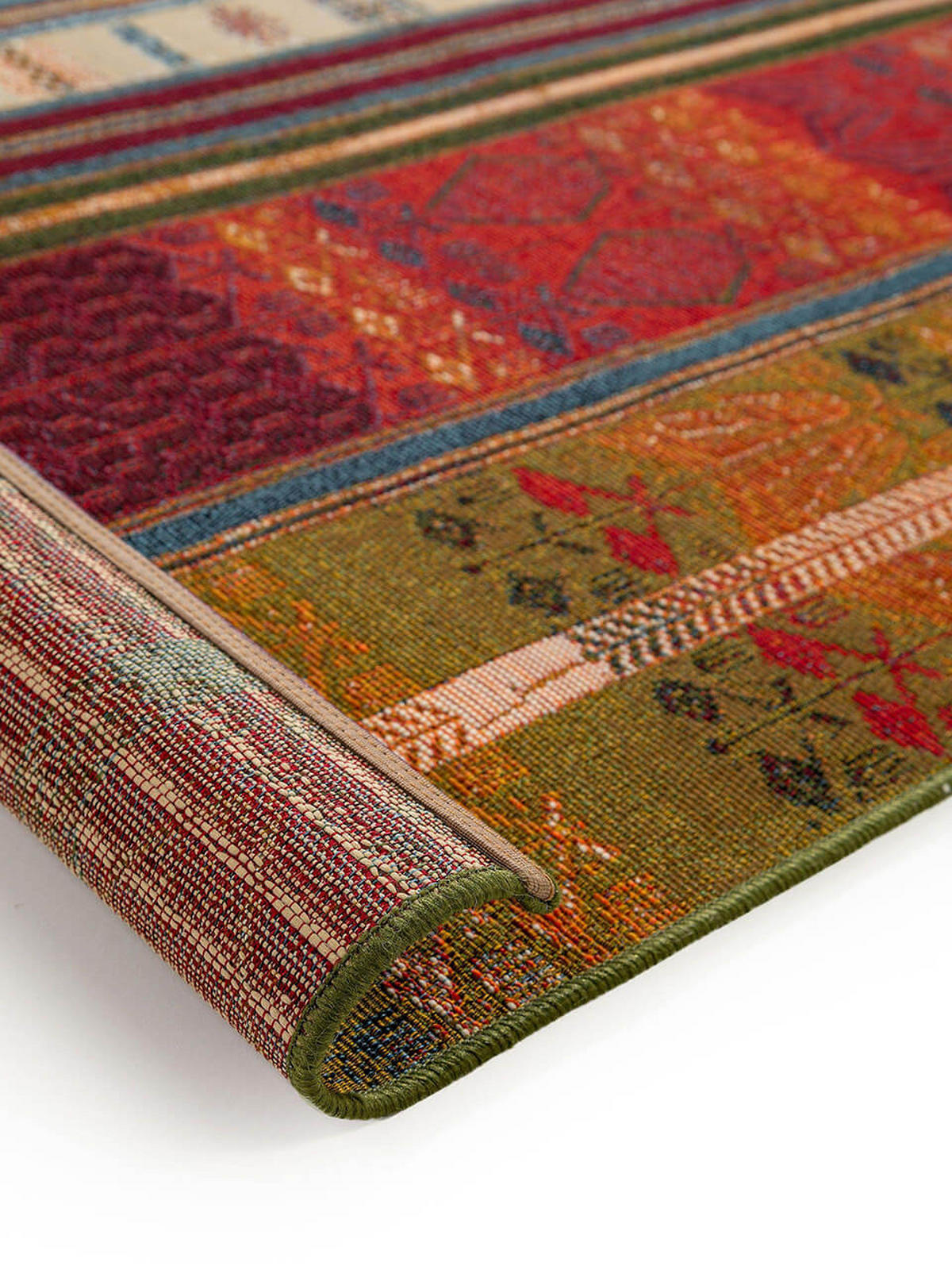 TEPPICH In- & Outdoor-Teppich Artis Bunt - Multicolor, Kunststoff/Textil (120/1cm) - KUNSTLOFT