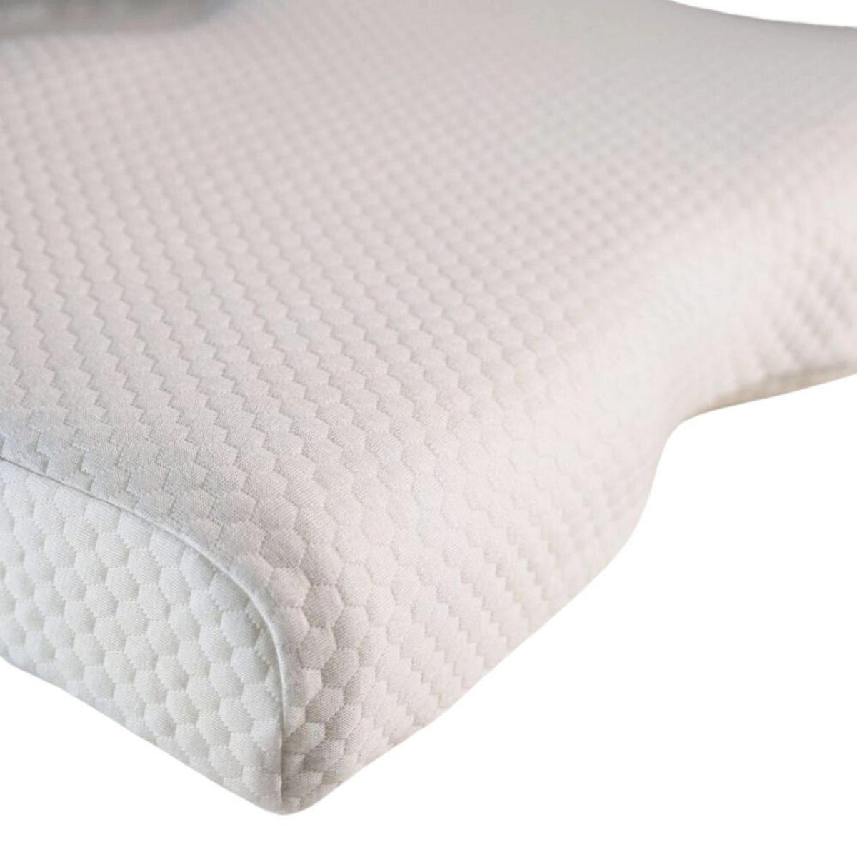 NACKENSTÜTZKISSEN, DE LUXE ERGONOMISCH 60/35 CM - Weiß, Textil (35/60cm) - INPHYSIO