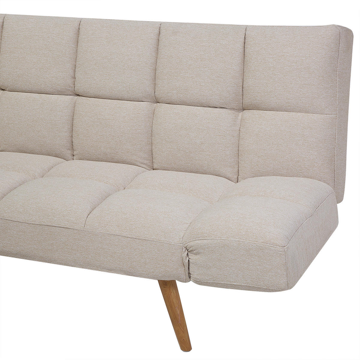 3-SITZER-SCHLAFSOFA Polsterbezug Beige Ingaro - Beige, Textil (182/79/79cm) - Beliani