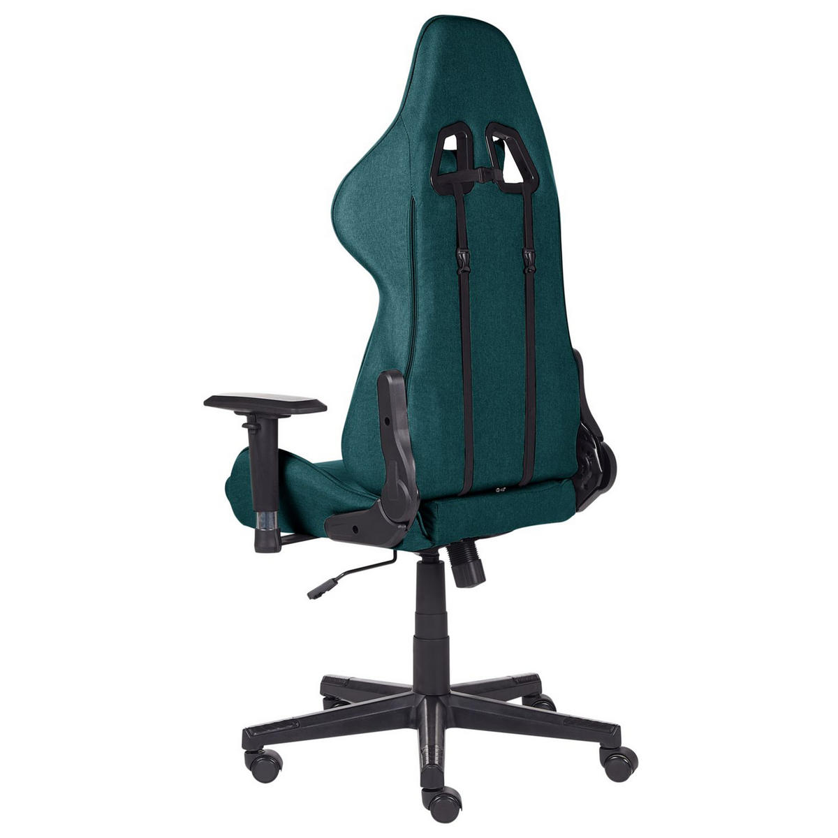 BÜROSTUHL Polyester Grün Warrior - Grün, Textil/Metall (62/122/62cm) - Beliani