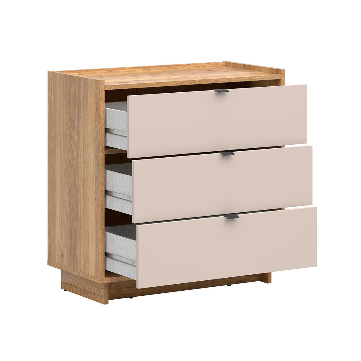 KOMODA Donna Kašmír - béžová, kompozitní dřevo (84.5/85/42cm) - Petits-meubles