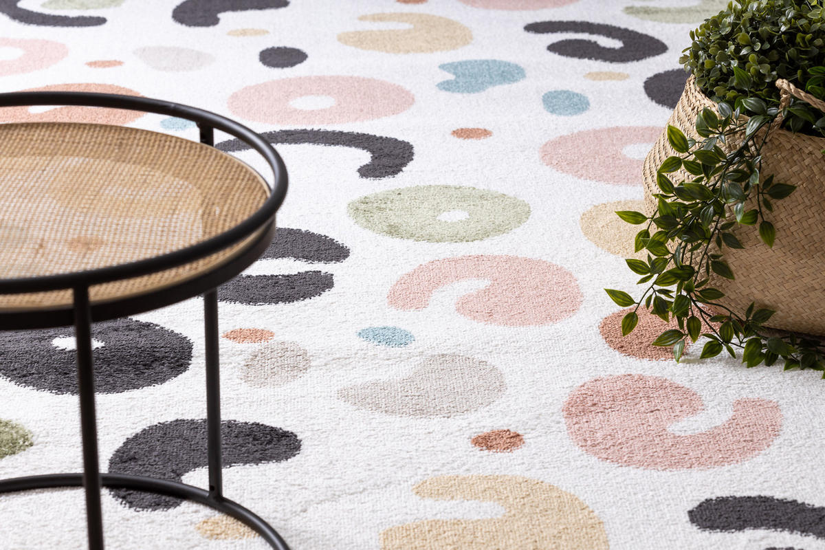 TEPPICH Fun 160/220 cm - Creme, Textil (160/220cm) - rugsX