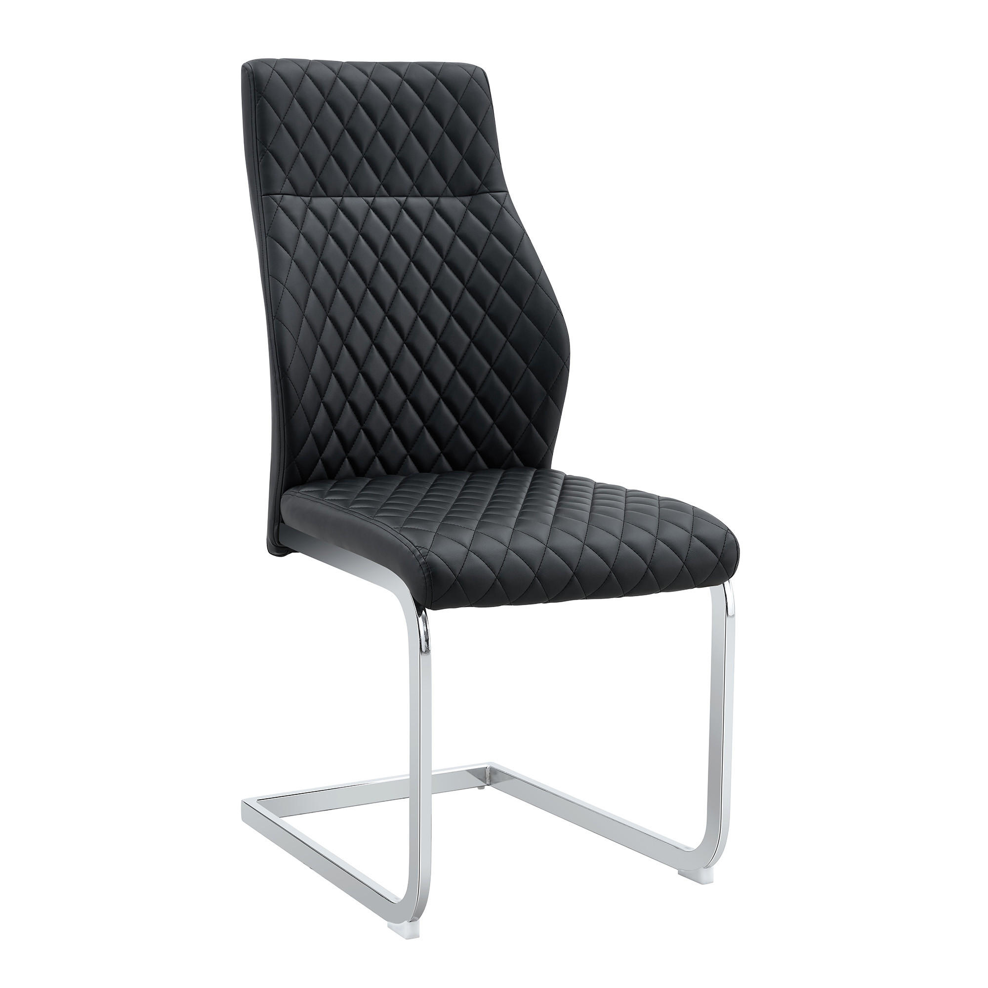 SCHWINGSTUHL DE-36563 2er-Set mit PU-Bezug und Metallrahmen Schwarz - Schwarz, Metall (63/100/43cm) - ComfortXL