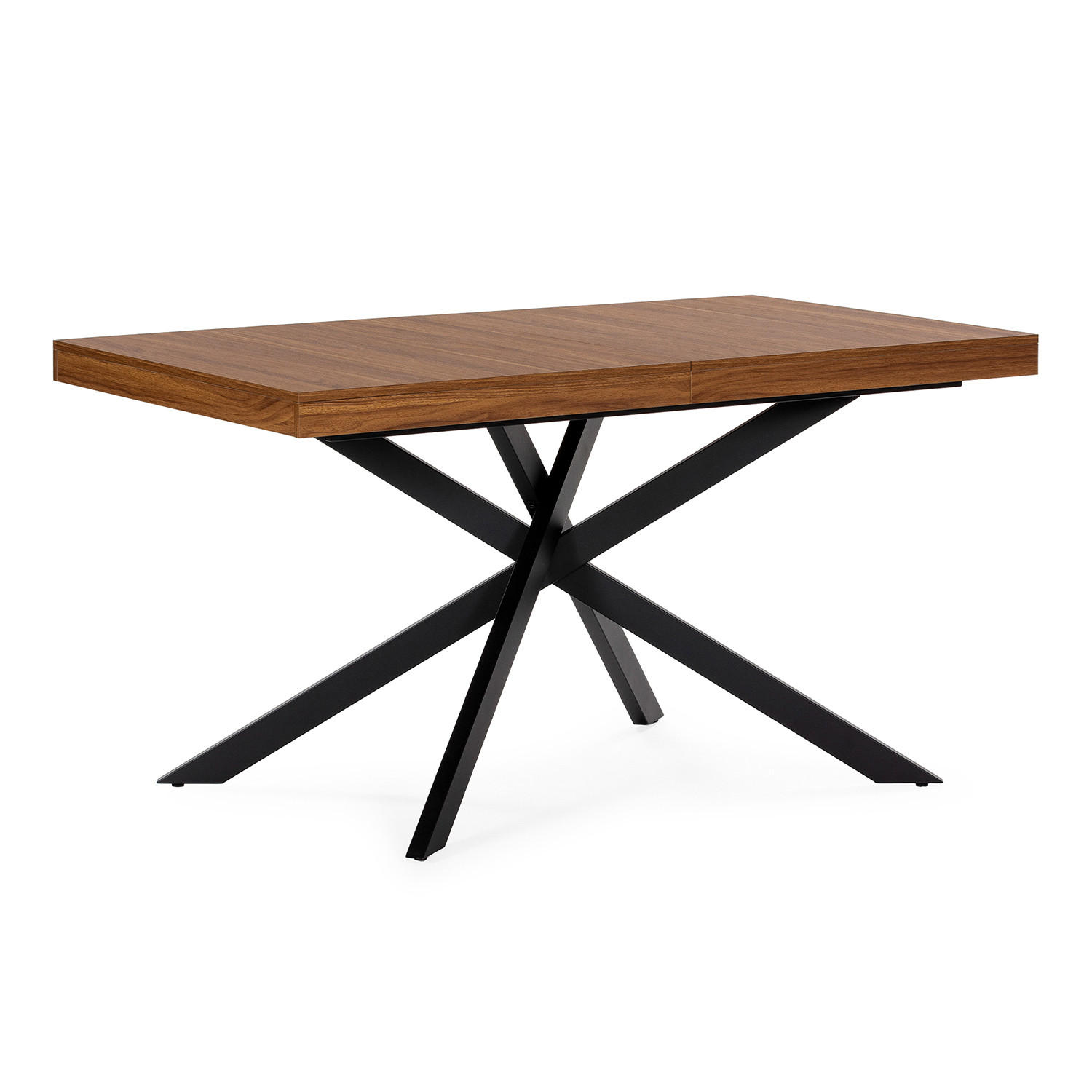 ESSTISCH Palermo Walnuss-Optik, 140-180 cm - Walnussfarben, Holzwerkstoff (80/140/75cm) - VS Venta-stock