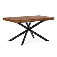 MASA DE MASA Palermo aspect de nuc comun, 140-180 cm - culoare nucă, compozit lemnos (80/140/75cm) - VS Venta-stock