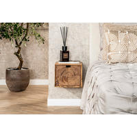 NACHTTISCH GAPRO Holz Akazie - Zwetschgeholzfarben, Holz (30/25/29cm) - KAWOLA