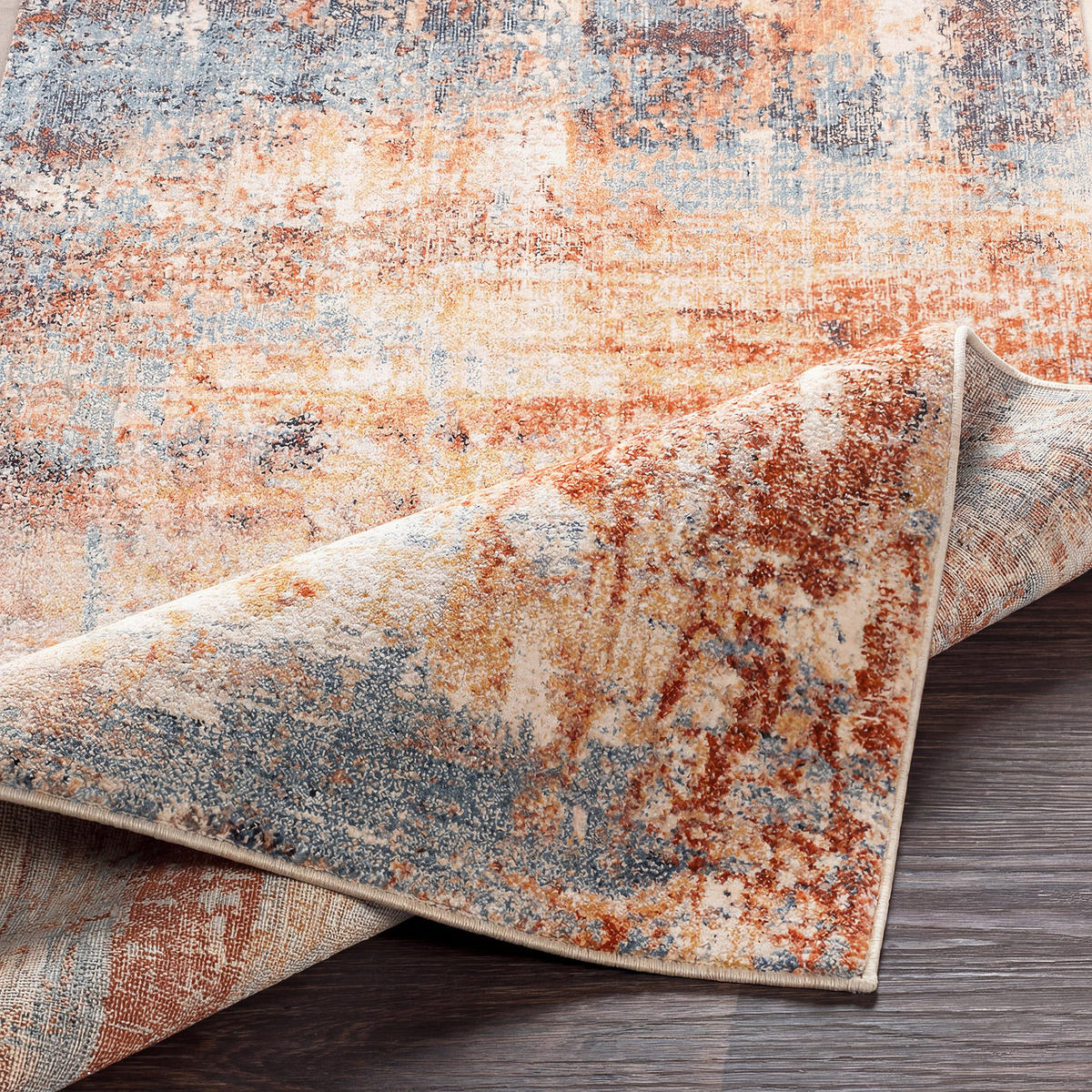 KURZFLORTEPPICH Samira 120/170 cm Dunkelorange - Dunkelorange, Textil (120/170cm) - LIVABLISS