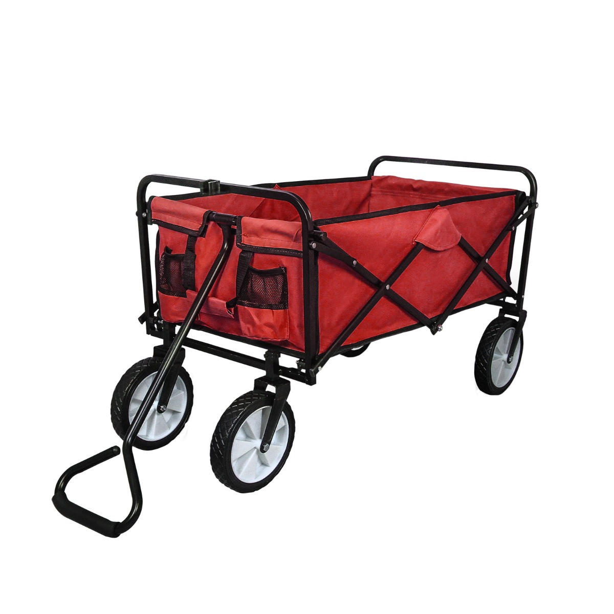 GARTENWAGEN Faltbar Rot - Rot, Metall (53/113/98cm) - Monstershop