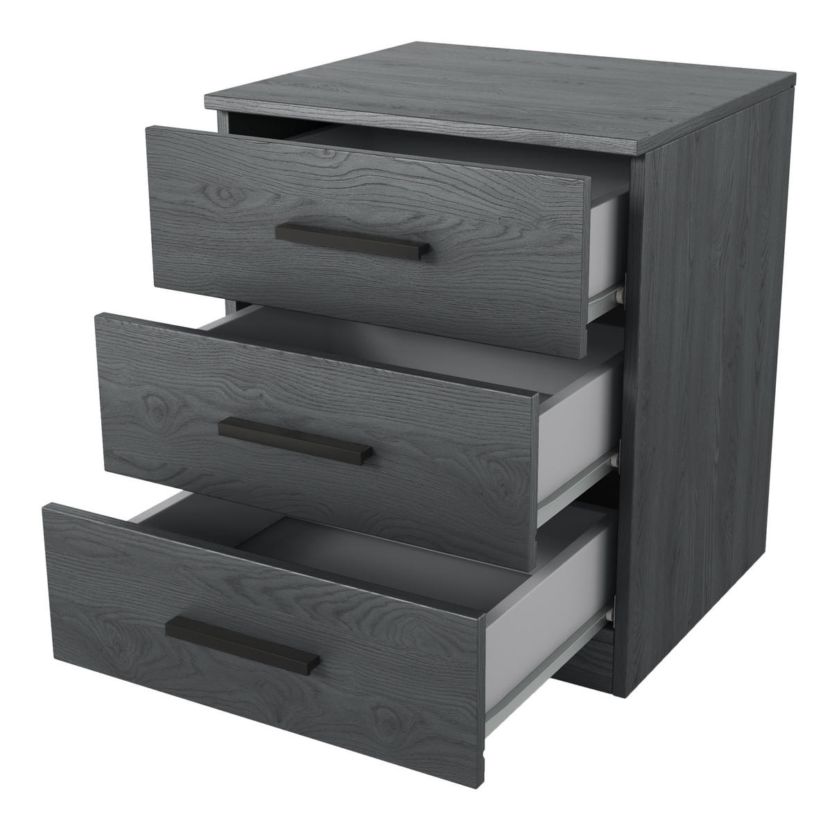 NACHTTISCH COSMICO 47/56/42 cm Hellgrau - Hellgrau, Holzwerkstoff (47/56/42cm) - MASSENO