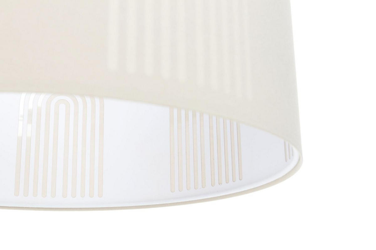 HÄNGELEUCHTE Weiß 40/90 cm - Beige/Weiß, Kunststoff (20/0.4/90cm) - ONZENO