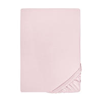 SPANNBETTTUCH Jersey rose, 120x200 cm - 130x220 cm - Rosa, Textil (130/220cm) - biberna