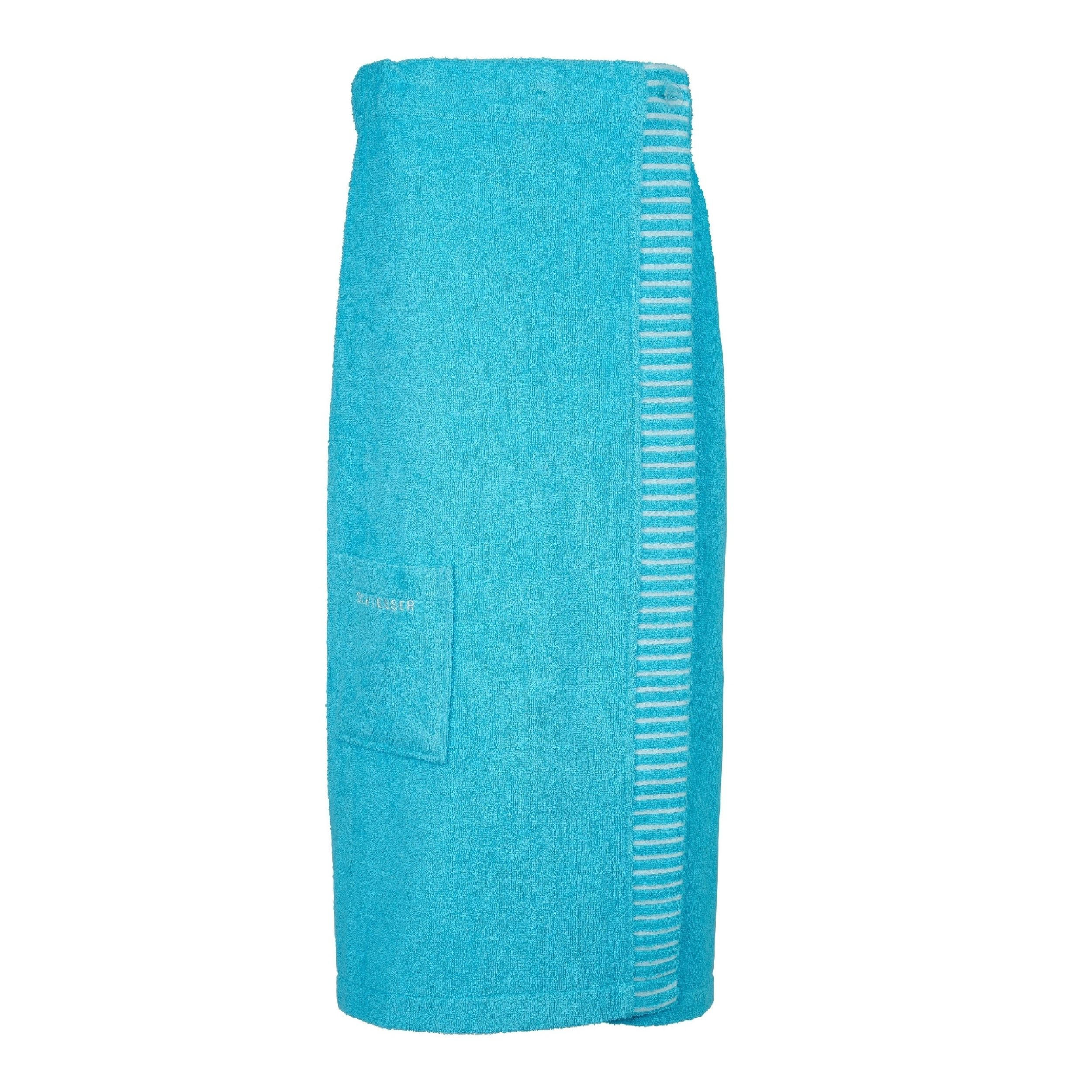 SAUNAKILT Rom Damen - 36-42 - Türkis - Türkis, Textil (80/130cm) - SCHIESSER