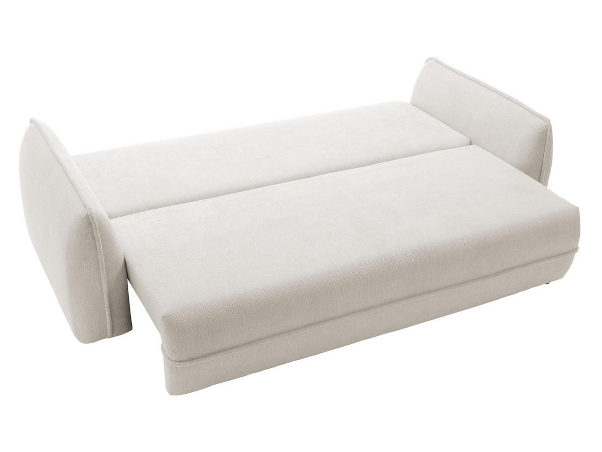 SCHLAFSOFA Moho - Hellbraun/Schwarz, Holz/Kunststoff (250/94/109cm) - MIRJAN24