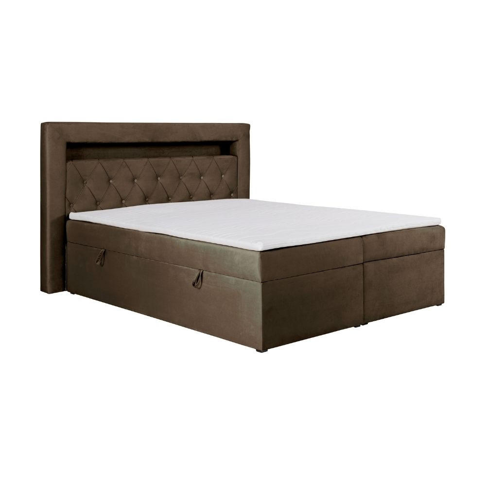 AN-Moebel 4u Boxbett Braun 120x200 cm