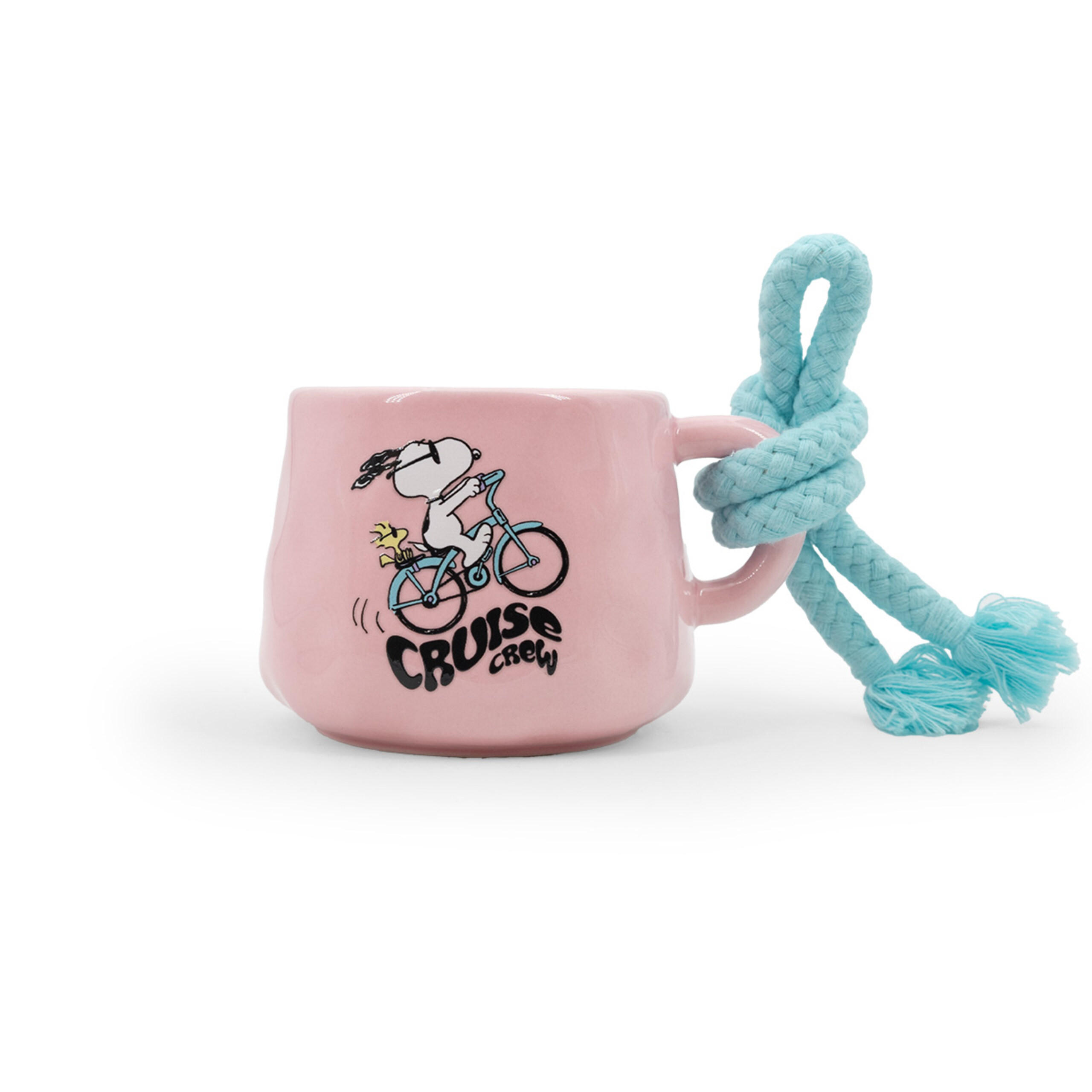 PEANUTS Duftkerzen - Rosa, Naturmaterialien/Glas (8cm)