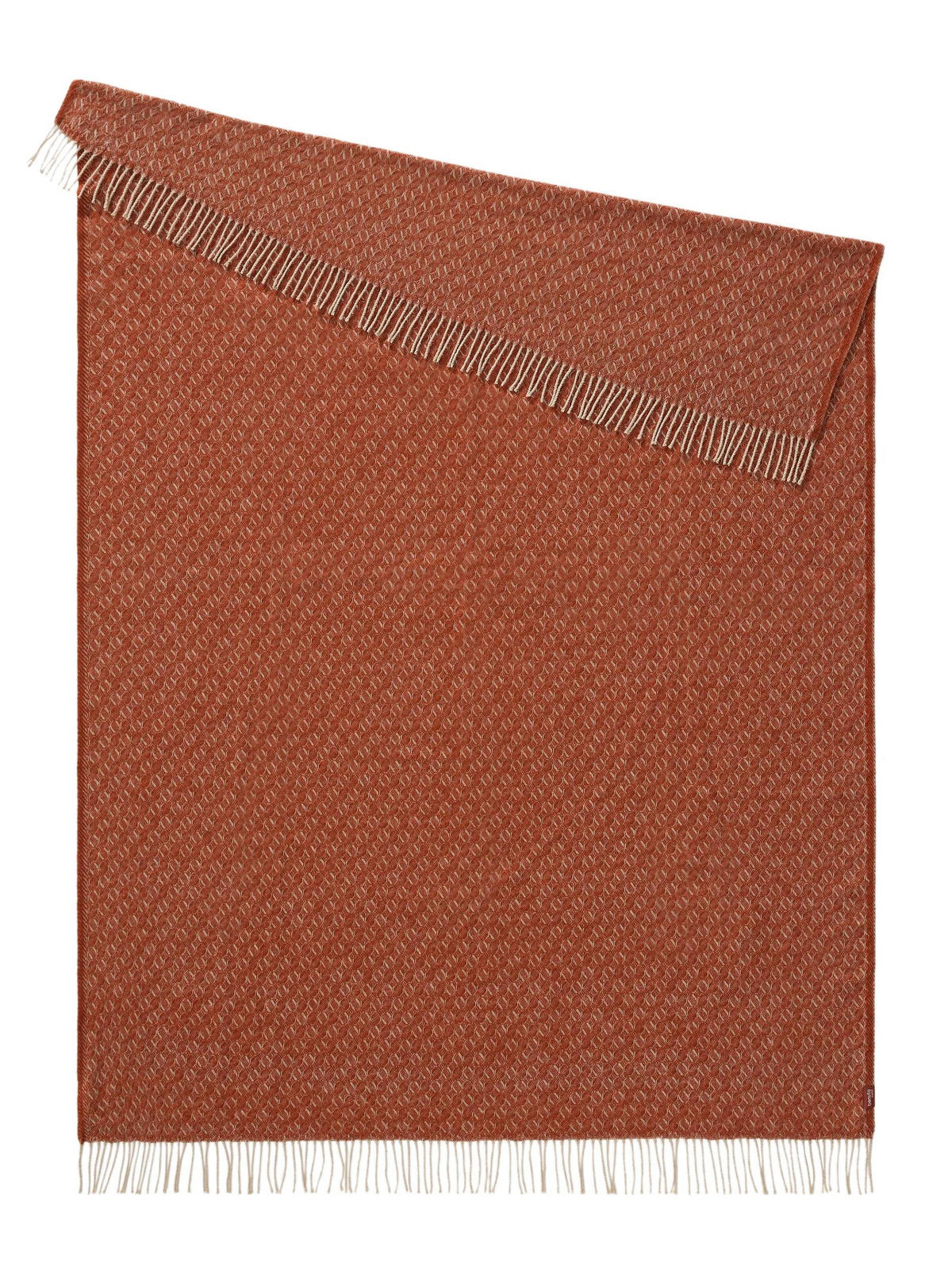 DECKE Liana Rot 130/180 cm - Rot, Textil (130/180cm) - benuta