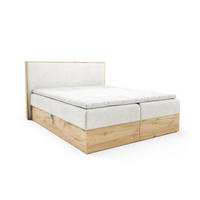 BOXBETT Roland Premium - Creme, Holzwerkstoff/Textil (120/200cm) - Fun Möbel