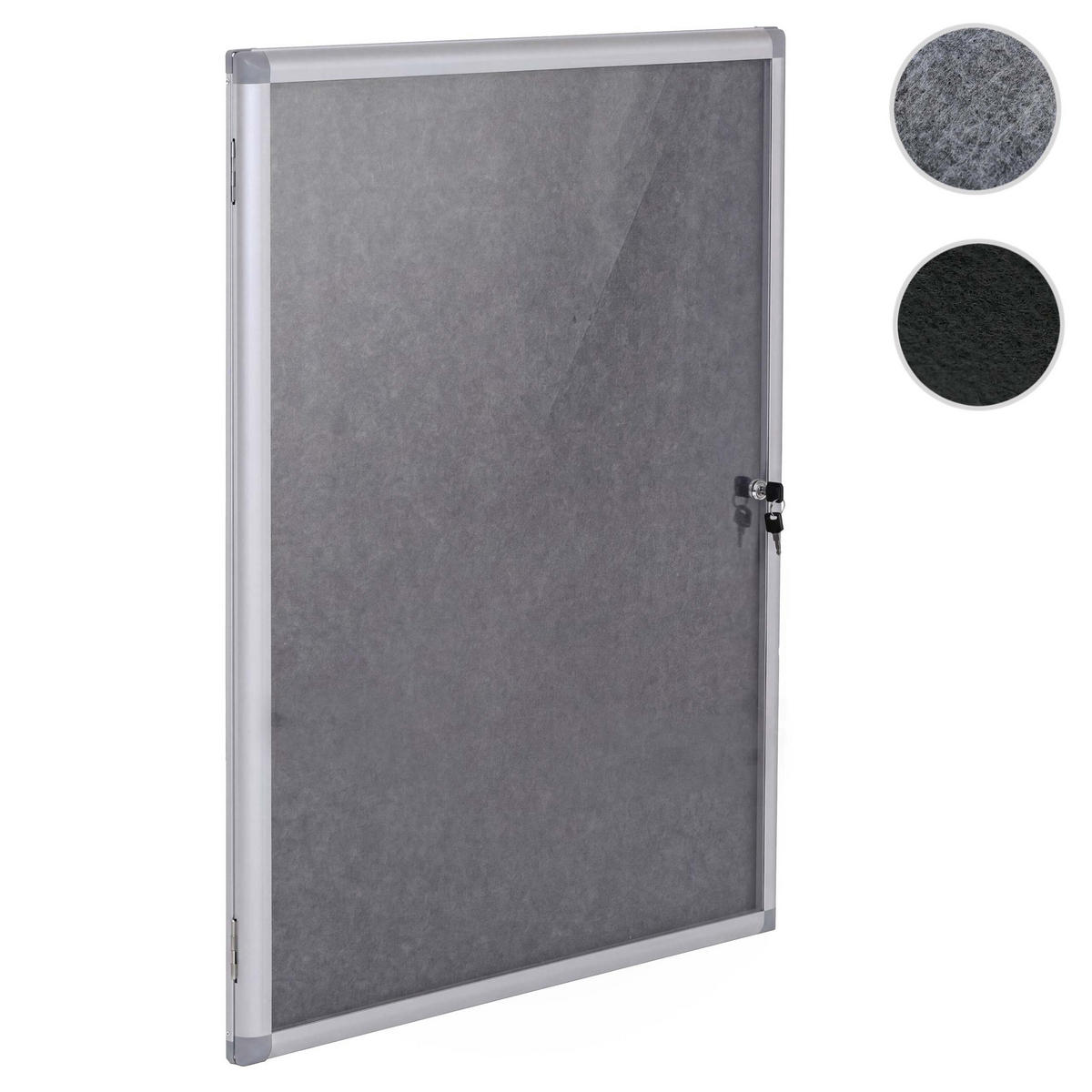 SCHAUKASTEN Grau - Grau, Metall (68/95/7cm) - MCW