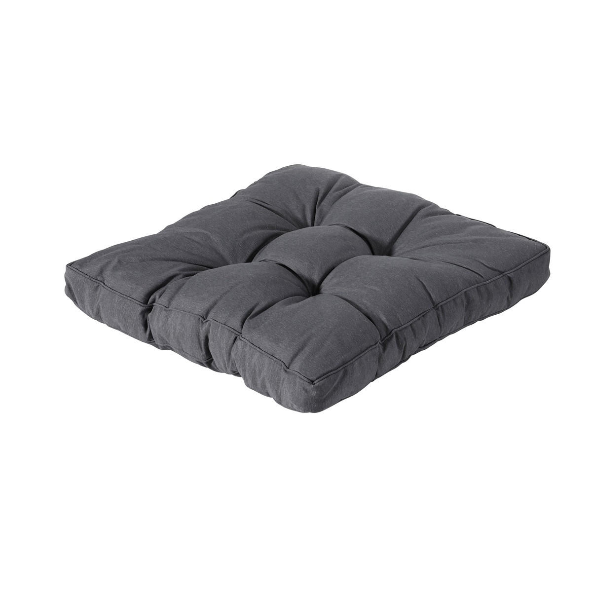 SITZKISSEN Panama 60/60 cm 2er-Set - Grau, Textil (60/8/60cm) - Madison