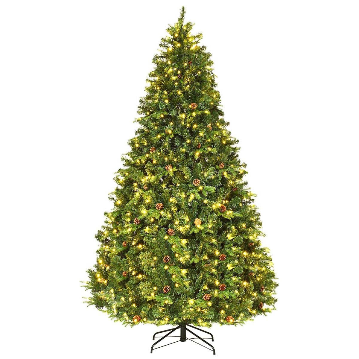 Costway Weihnachtsbaum Grün 240 cm