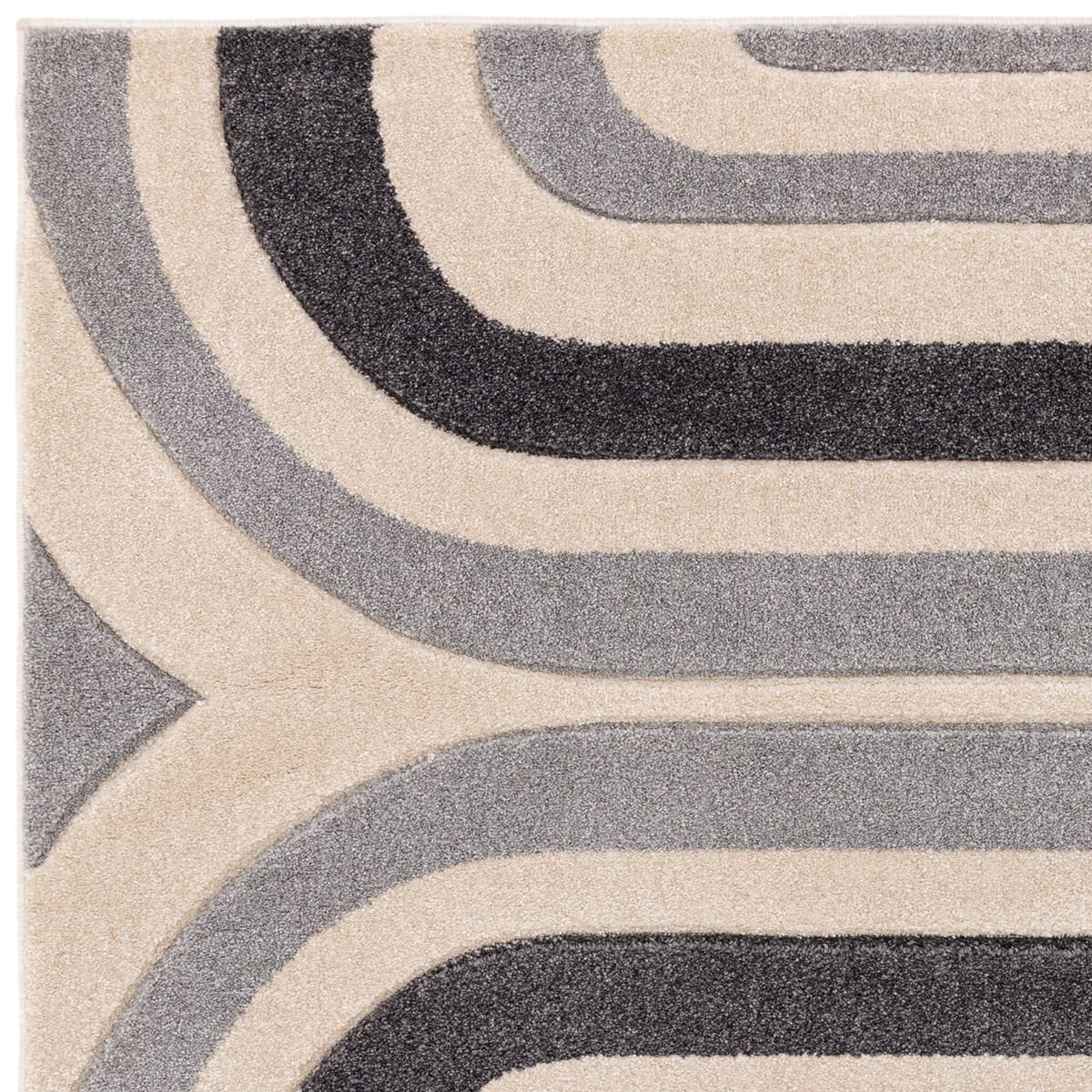 TEPPICH Moderner für Wohn- und Schlafzimmer LINY Grau 120 x 170 cm - Grau, Textil (120/170cm) - Novatrend