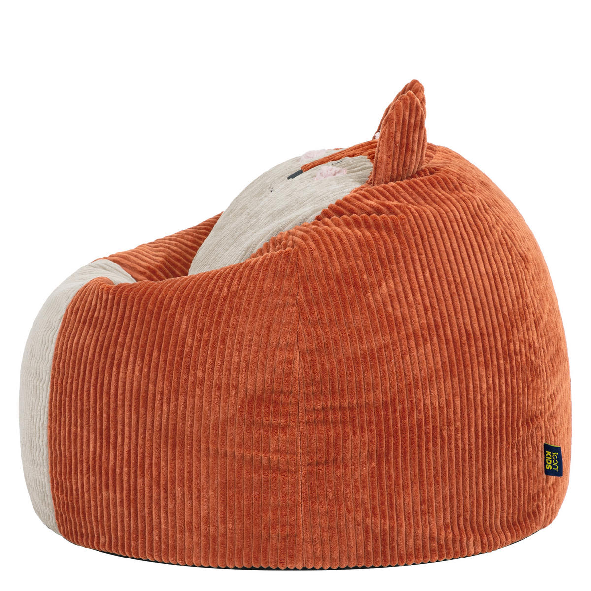 KINDERSITZSACK Cord Fuchs - Terracotta, Textil (74/53/74cm) - icon
