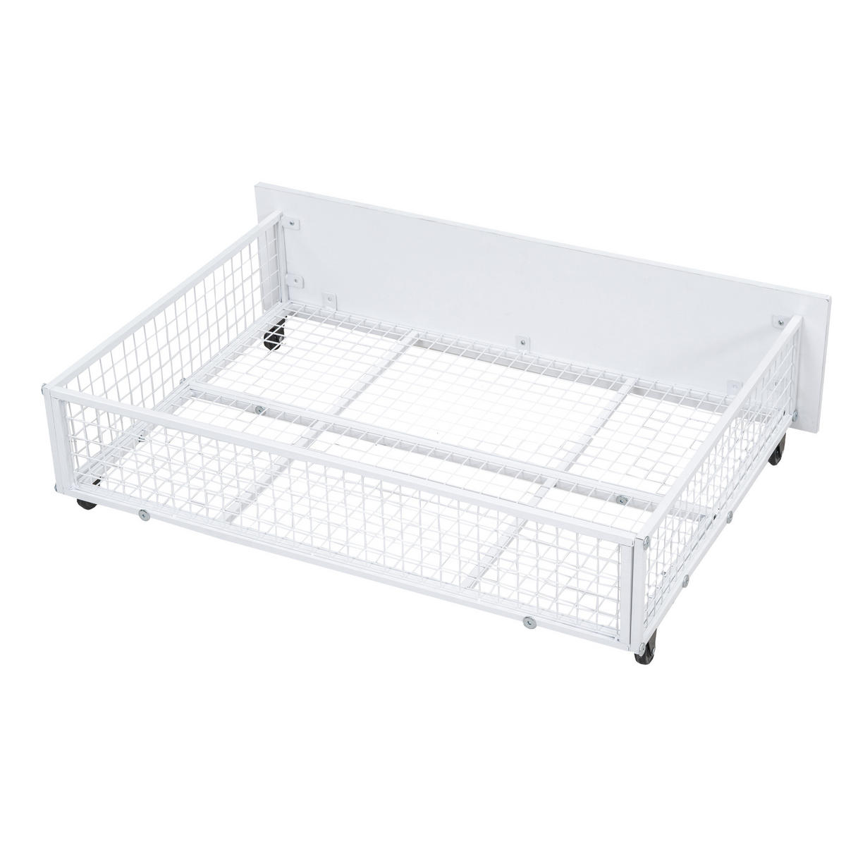 ETAGENBETT 3er Set Weiß - Weiß, Metall (140/200cm) - ComfortXL