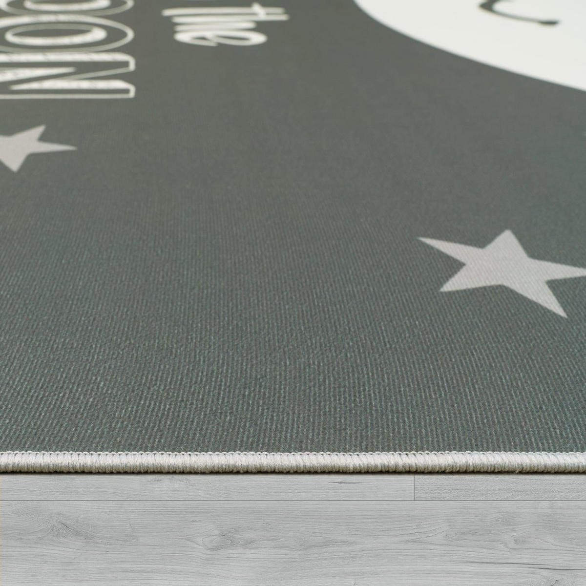 KINDERTEPPICH ALEYNA 103 GRAU 80X150 - Grau, Kunststoff (80/150cm) - Paco Home