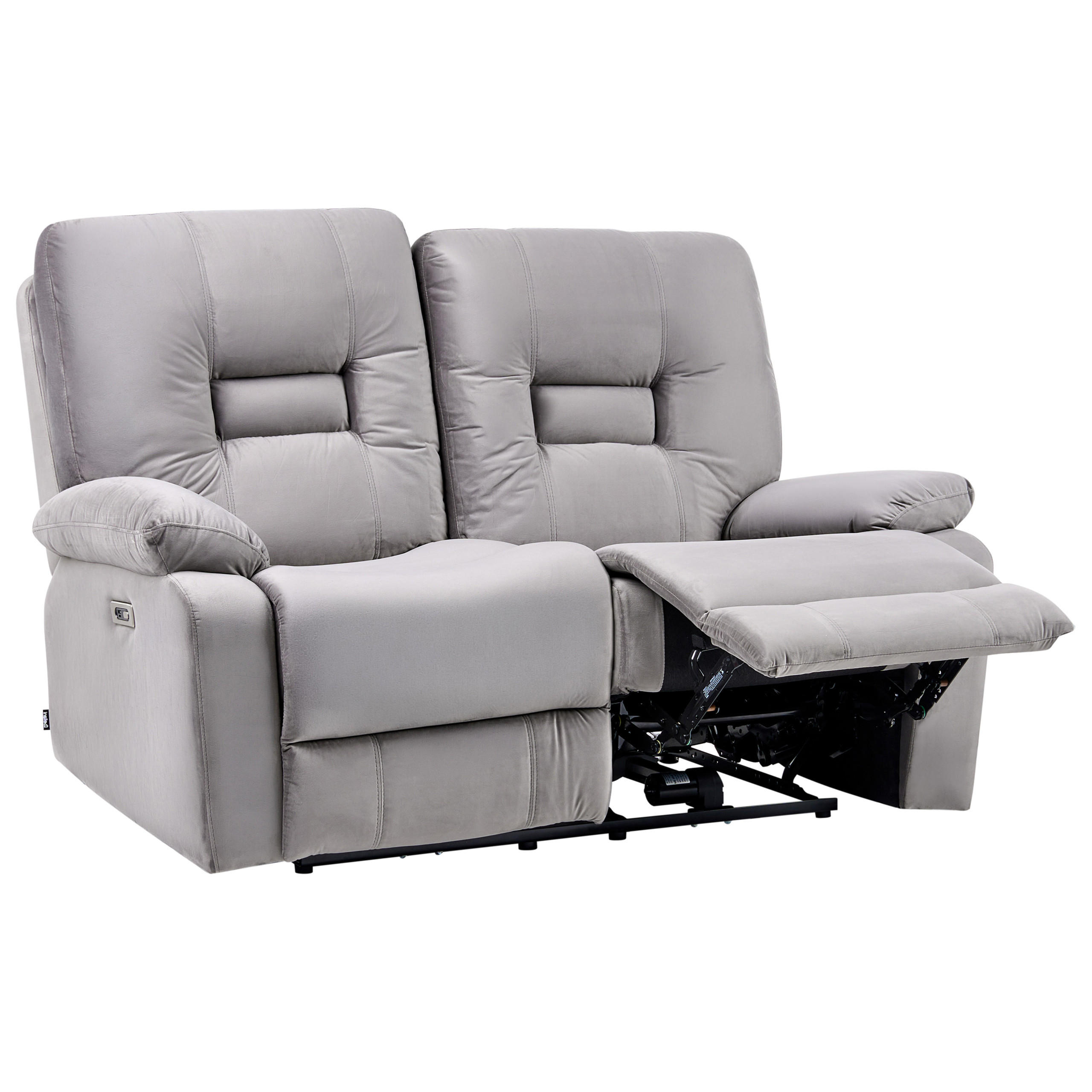Beliani Sofa Dunkelgrau 149x101x72 cm
