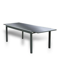 GARTENTISCH SOL - Anthrazit, Glas/Metall (70/180/240cm) - Home Deluxe