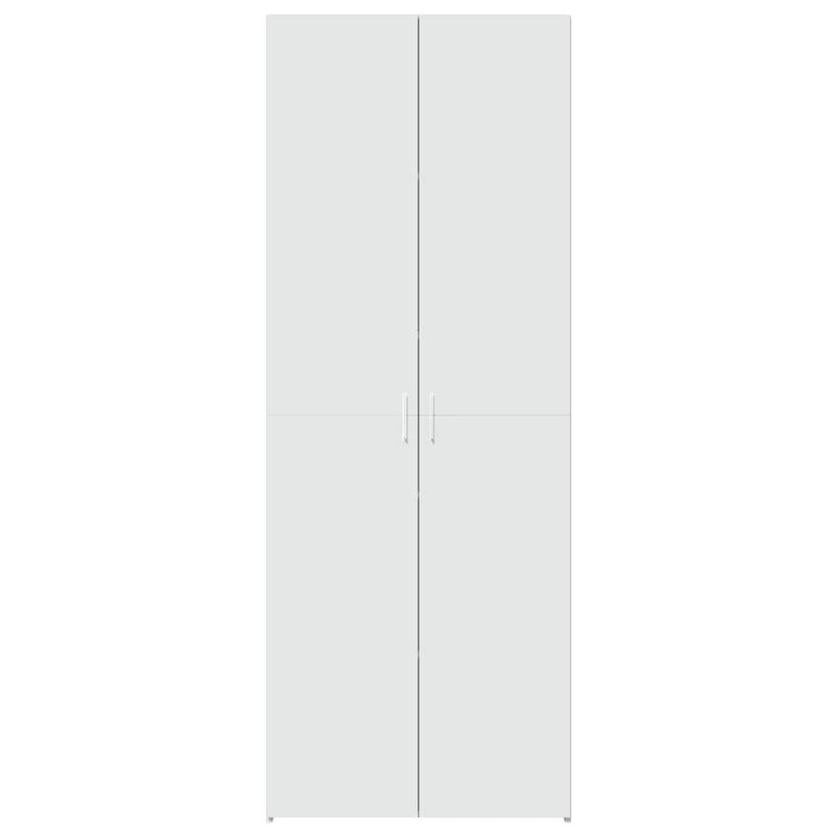 HIGHBOARD Weiss 70/42.5/185 Cm Holzwerkstoff - Weiß, Holzwerkstoff (42.5/185/70cm) - vidaXL