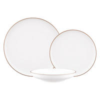 TELLER-SET Sento Home Pure Lines Cocoa Brown 18-tlg. - Hellbraun, Keramik (2/2/2cm) - Seltmann Weiden