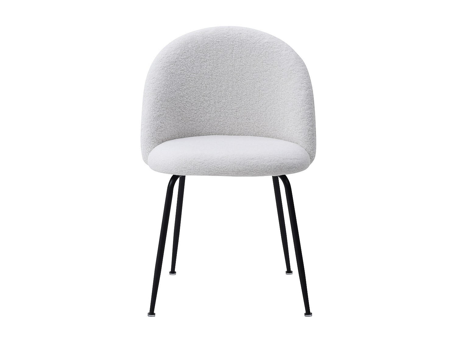 STUHL - 50 cm x 55 cm - stoff - weiß Melbourne - Weiß, Textil (50/77/55cm) - Vente-Unique