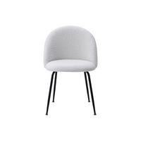 STUHL - 50 cm x 55 cm - stoff - weiß Melbourne - Weiß, Textil (50/77/55cm) - Vente-Unique