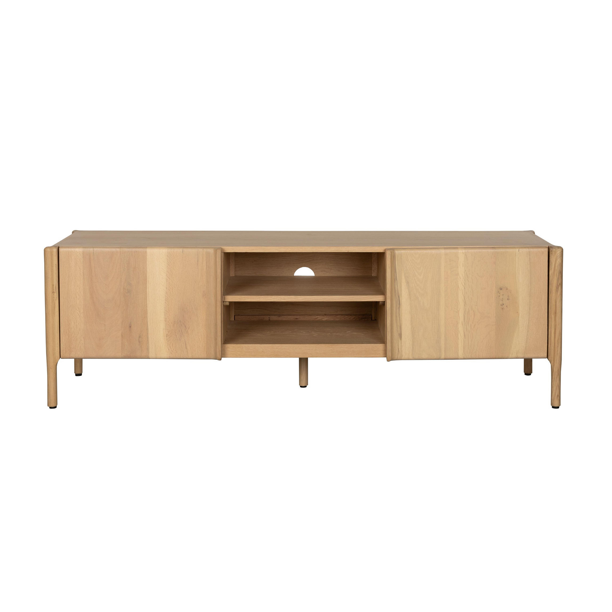 LOWBOARD Ember Niedrig - Naturfarben, Holz (160/50/45cm) - Zuiver