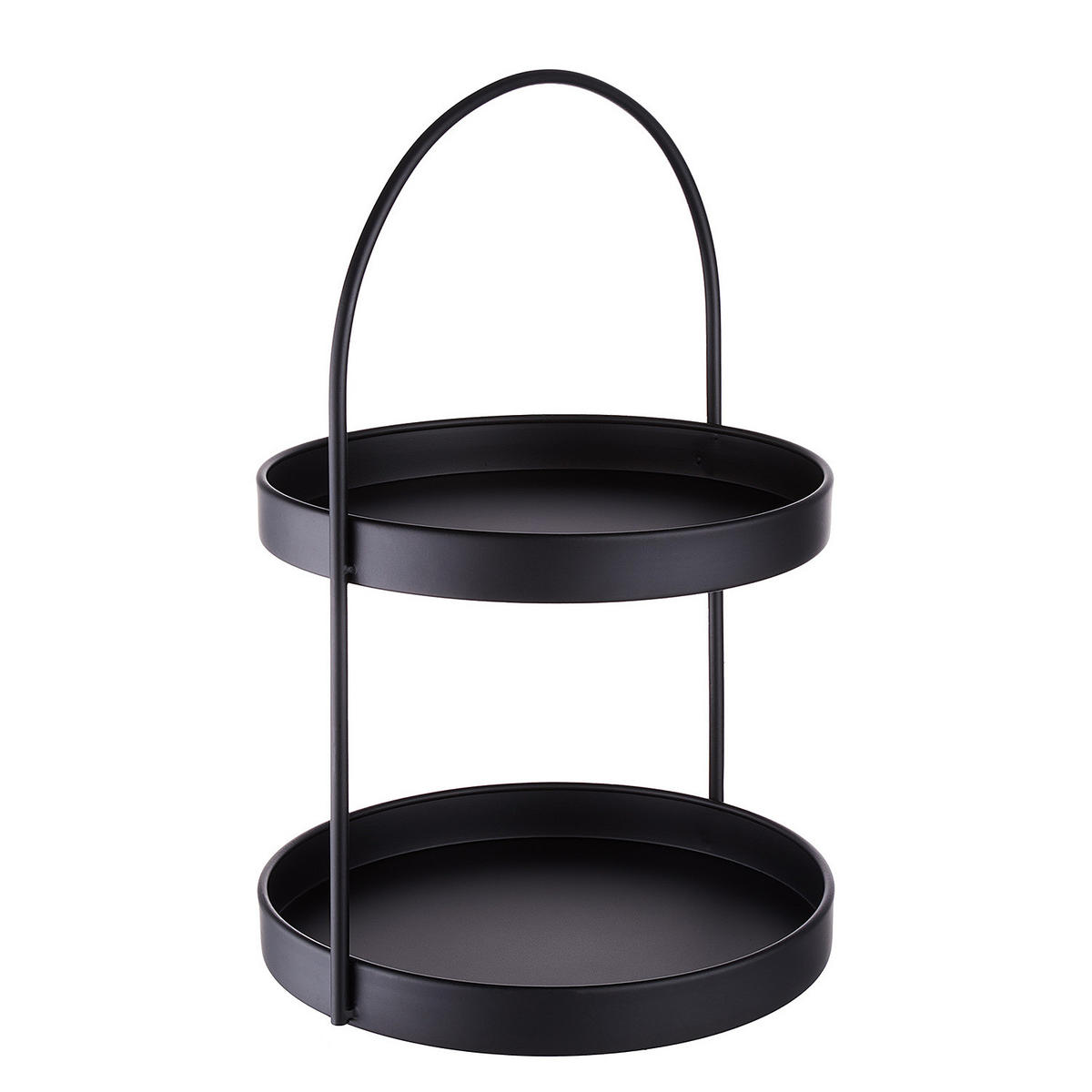 ETAGERE Sideline - Schwarz, Metall (25/35cm) - Butlers